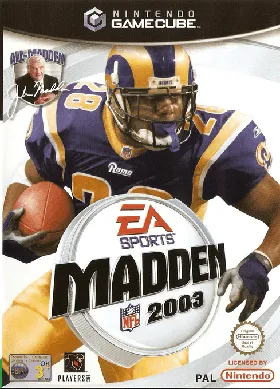 Madden NFL 2003 box cover front